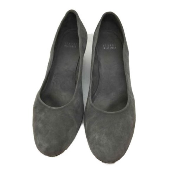 Stuart Weitzman Sojourn Heels Charcoal Suede Sz 10 - Picture 7 of 8